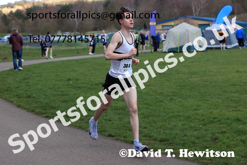Senior Mens 2026 NECAA Royal Signals Road Relays, Hetton Lyons Country Park, Hetton le Hole. Photo: David T. Hewitson/Sports for All Pics